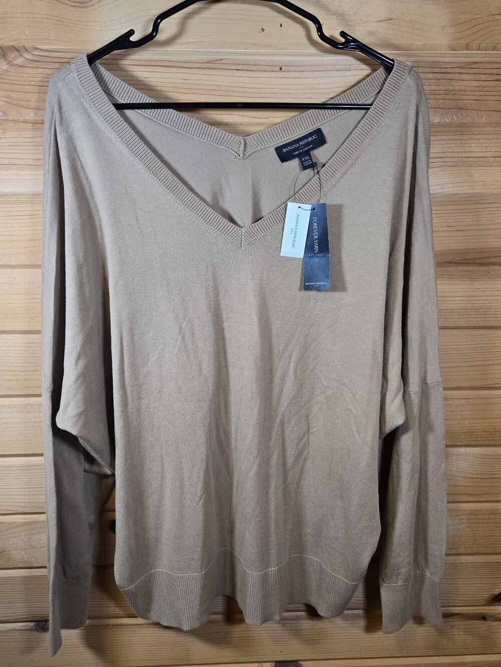 Banana Republic Women's Forever Sweater XXL 2XL Brown Office Career Casual NWT